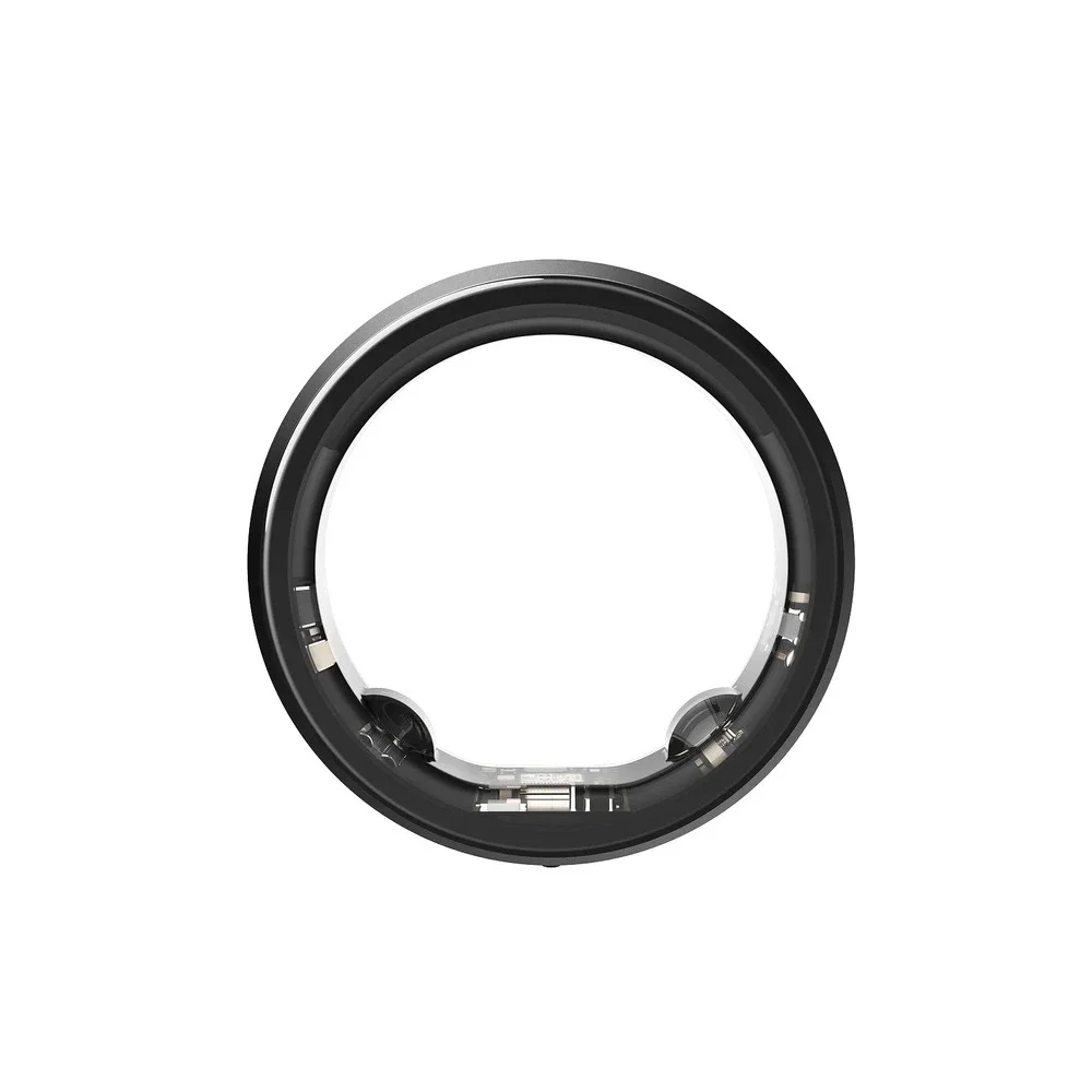 Renpho Lynx Smart Ring Size 8 Black Health Fitness Tracker w/ Charging Case NIB